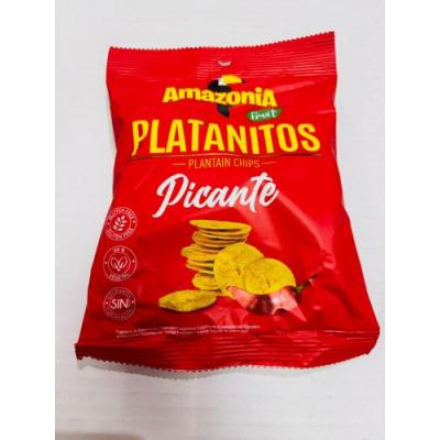Amazonia 芭蕉片 辣味 75g