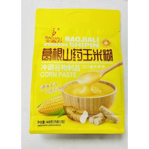 宝嘉力 葛根山药玉米糊 408克
