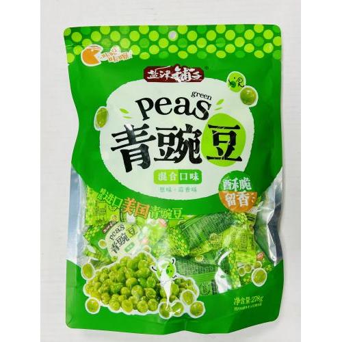 盐津铺子 青豌豆 混合口味 278克