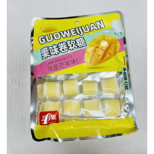 上珍果 芒果味 果味卷软糖 92克