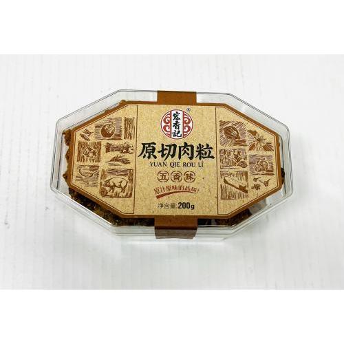 宏香记 原切肉粒 五香味 200克