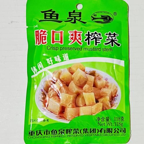 鱼泉 脆口爽榨菜 118克