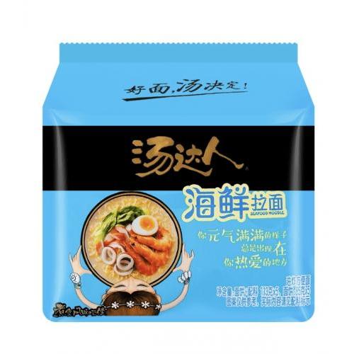 汤达人 海鲜拉面 113克X5包
