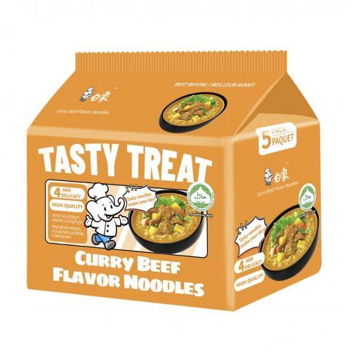 白象 高品质 咖喱牛肉味方便面 85克x5包