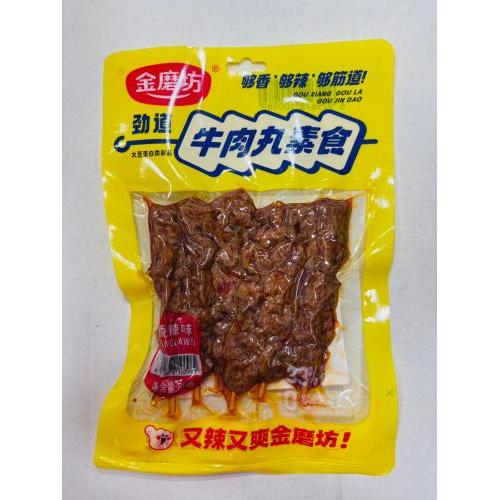 金磨坊 牛肉丸素食 辣味 80克