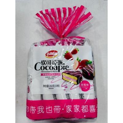 达利园 软可可派 草莓味 260克