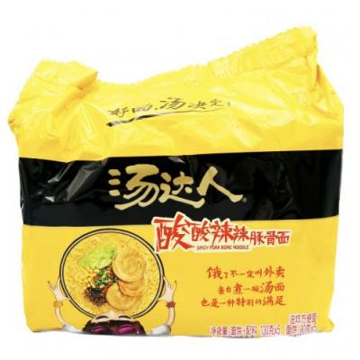 汤达人 酸酸辣辣豚骨面 130克x5包