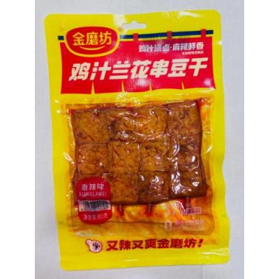 金磨坊 鸡汁兰花串豆干 香辣味 80克