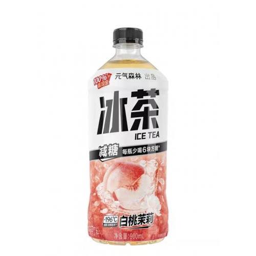 元气森林 冰茶 白桃茉莉味 900毫升