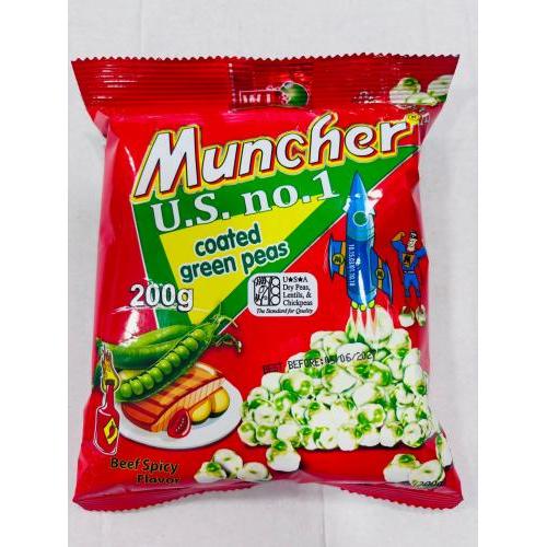 菲律宾 MUNCHER 香辣牛肉味青豌豆 200克