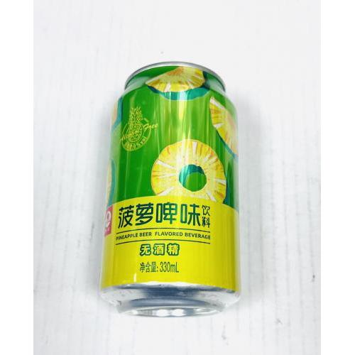珠江 菠萝啤味饮料 无酒精 330毫升