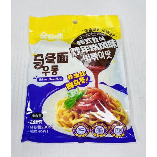 金百味 韩式乌冬面 炒年糕风味 240克