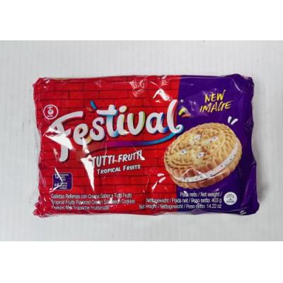 Festival tropical fruits flavor biscuits 403g
