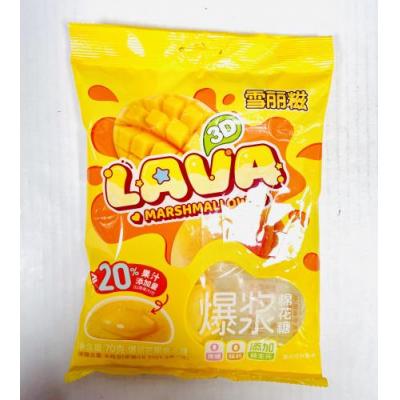 雪丽糍 爆浆芒果味棉花糖 70克
