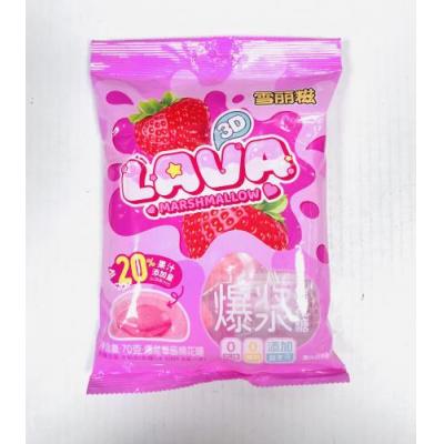 雪丽糍 爆浆草莓味棉花糖 70克