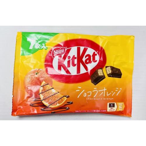 日本 KITKAT 巧克力橙子 7枚
