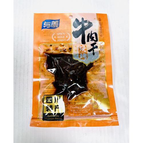 与美 牛肉干 烧烤味 50克