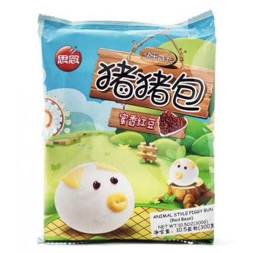 思念 猪猪包 蜜香红豆 300G