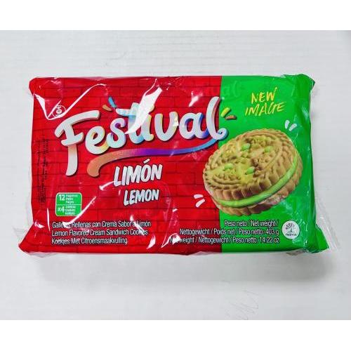 Festival lemon flavor biscuits 403g
