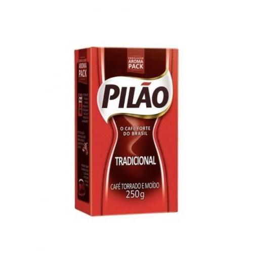 Pilao Brazilian Roasted Ground Coffee Strong Bodied Robust 250g