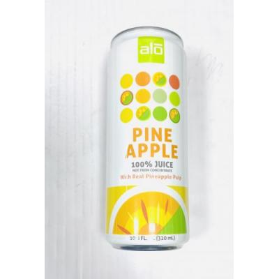 Alo 菠萝味饮料 带果肉 320毫升