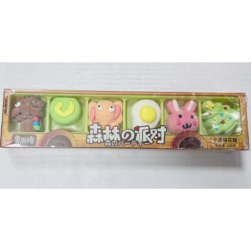 果历琦 森林动物巴士棉花糖 80克