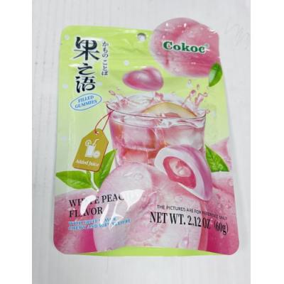 Cokoc 果之语 夹心软糖 白桃味 60克