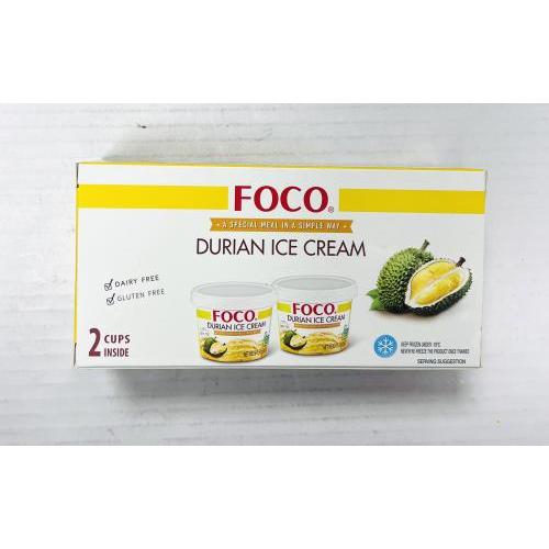 Foco 榴莲味冰激凌 两杯装