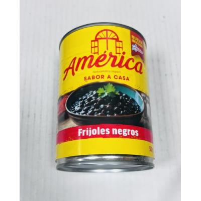 America frijoles negros 580g