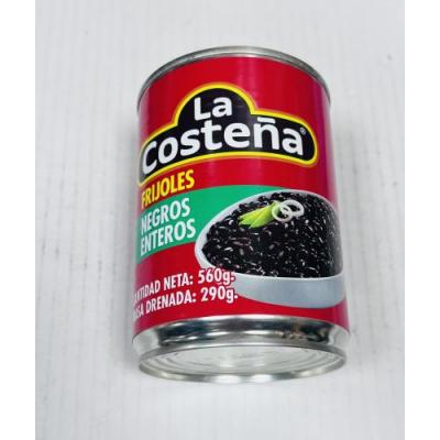 La Costena frijoles negros enteros 560g