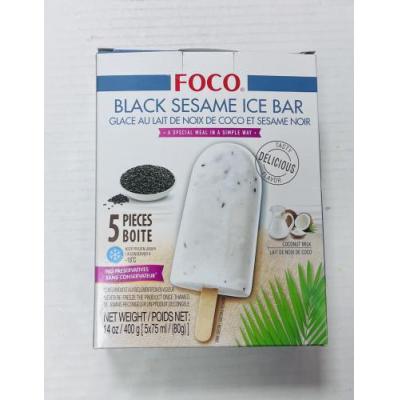 Foco 黑芝麻味冰棒 5根 400克