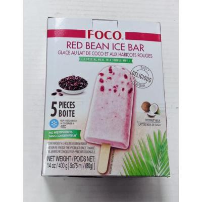 Foco 红豆味冰棒 5根 400克