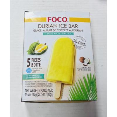 Foco 榴莲味冰棒 5根 400克