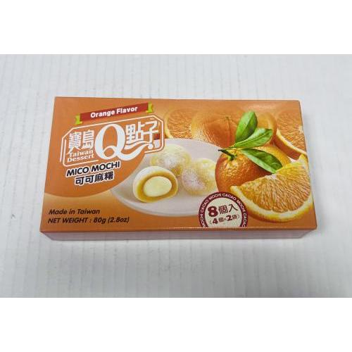 宝岛Q点子 香橙味 可可麻薯麻糬 80克