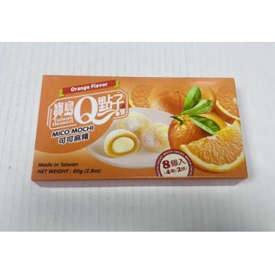 宝岛Q点子 香橙味 可可麻薯麻糬 80克
