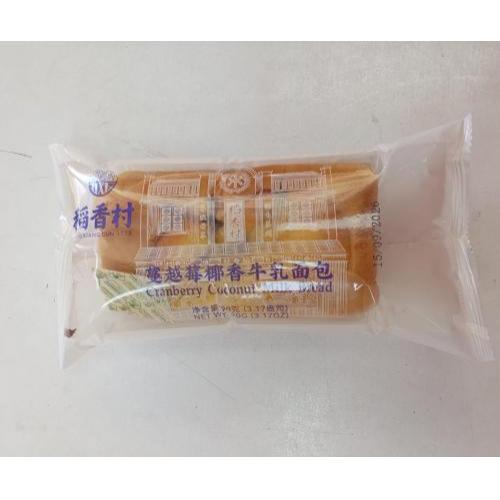 稻香村 蔓越莓椰香牛乳面包  90克