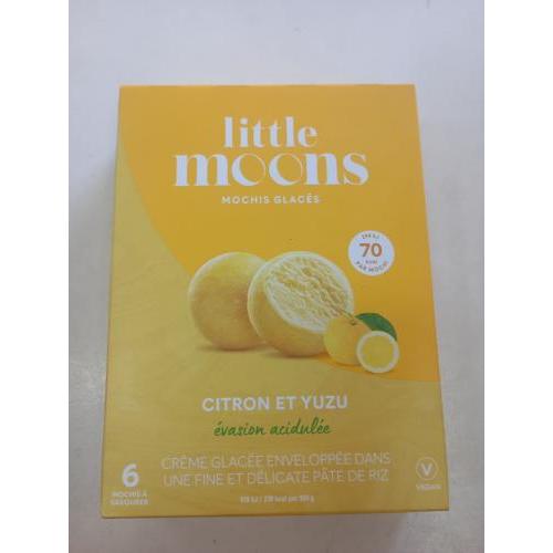 LITTLE MOONS 糯米糍冰淇淋 柚子味 6PCS