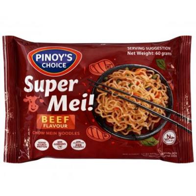 PINOY’S CHOICE Super Me! 菲律宾牛肉味方便面 60克