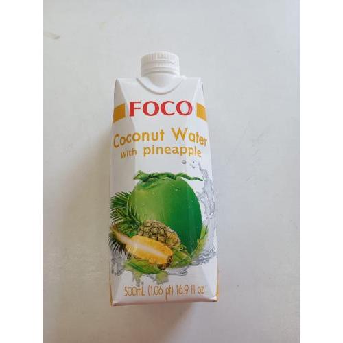 Foco 椰子水 菠萝味 500毫升
