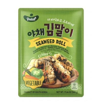 Delief 韩国炸海苔卷 蔬菜味 500克