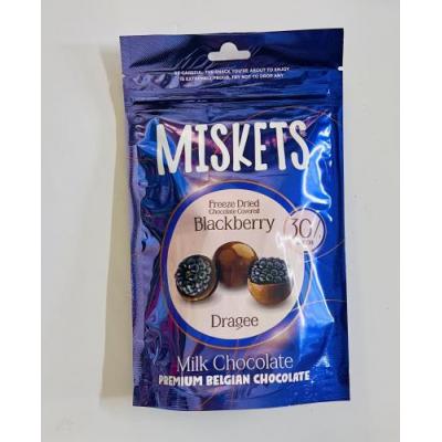 Miskets 比利时牛奶巧克力冻干黑莓 80克